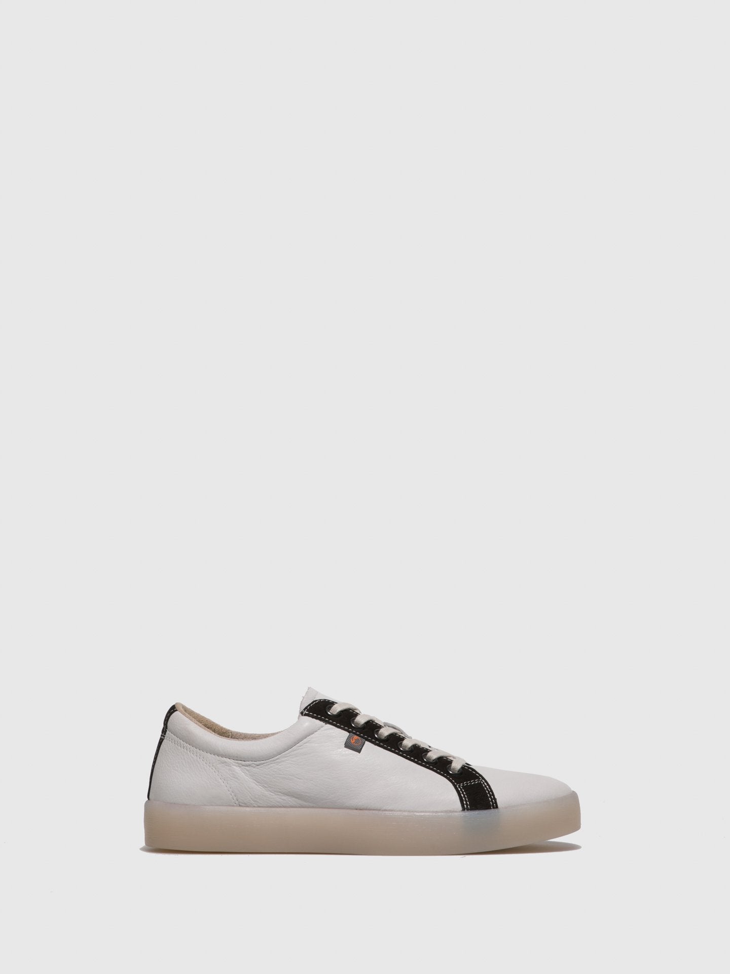 Softinos Lace-up Trainers REED595SOF White/Black
